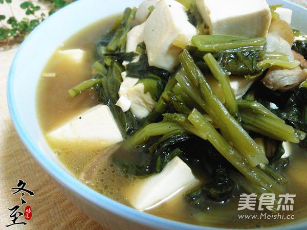 雪里蕻炖豆腐-雪里蕻炖豆腐家常做法