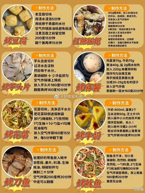 空气炸锅菜谱大全100例-空气炸锅菜谱大全100例空气炸锅炸鲜奶