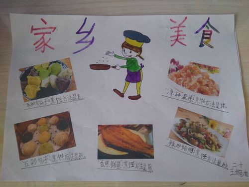 家乡美食-家乡美食手抄报图片
