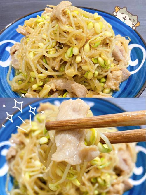 绿豆芽炒肉-绿豆芽炒肉的家常做法
