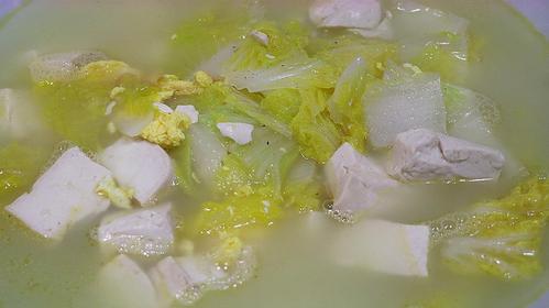 白菜豆腐汤的做法-白菜豆腐汤的做法视频