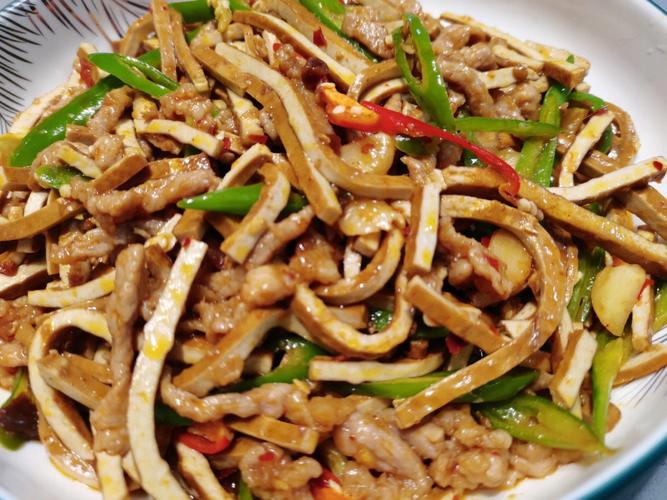 香干炒肉丝-香干炒肉丝的家常做法