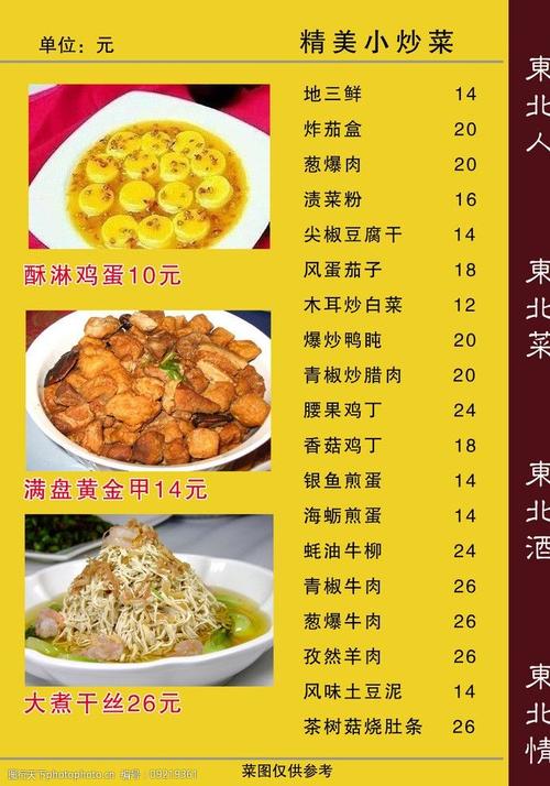 东北菜谱大全-东北菜谱大全家常菜