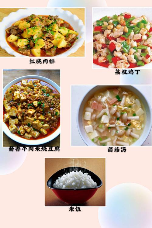 小学生中餐营养餐食谱-小学生中餐营养餐食谱一周搭配图