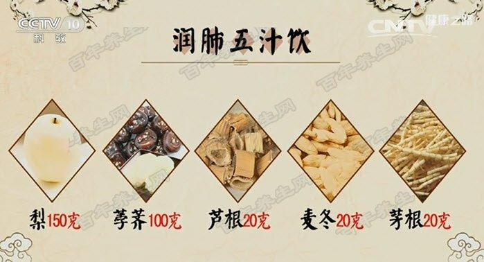 五汁饮-五汁饮标准配方