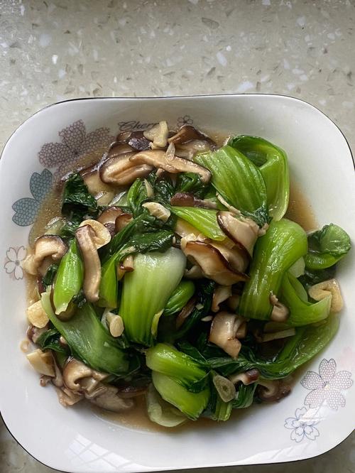 香菇油菜-香菇油菜的家常做法视频
