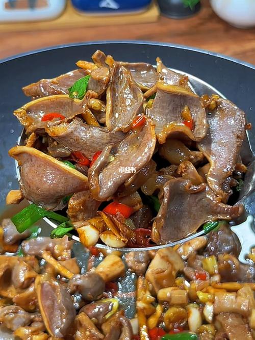 炒鸡胗-炒鸡胗的家常做法大全