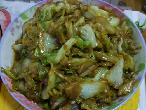 洋白菜的做法-酱爆洋白菜的做法