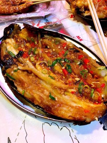 烤茄子-烤茄子图片