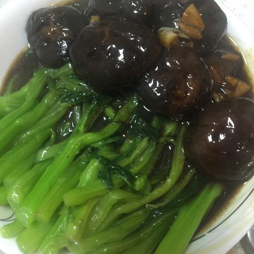 香菇菜心的做法-香菇扒油菜的做法