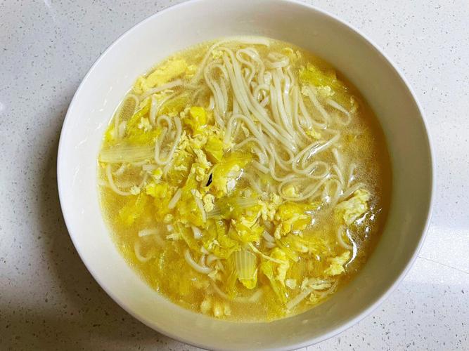 鸡蛋花的做法-面汤鸡蛋花的做法