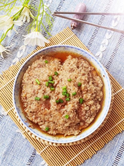 蒸肉饼的做法-广式蒸肉饼的做法