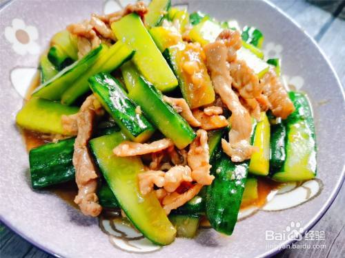 青瓜炒肉-青瓜炒肉的做法